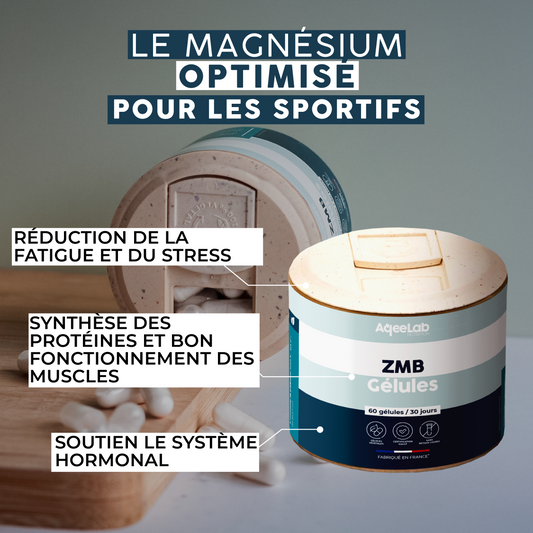 ZMB Gélules : Zinc + Magnésium + Taurine + Vitamine B6