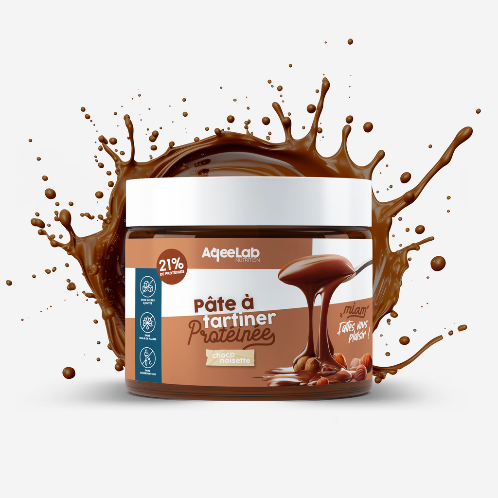 Chocotella Healthy - Pâte à tartiner protéinée au chocolat - Lot de 3 Lot  de 3 pots de 250g Pâte à tartinée protéinée 21% protéines - Whey Faible en  sucres - Sans