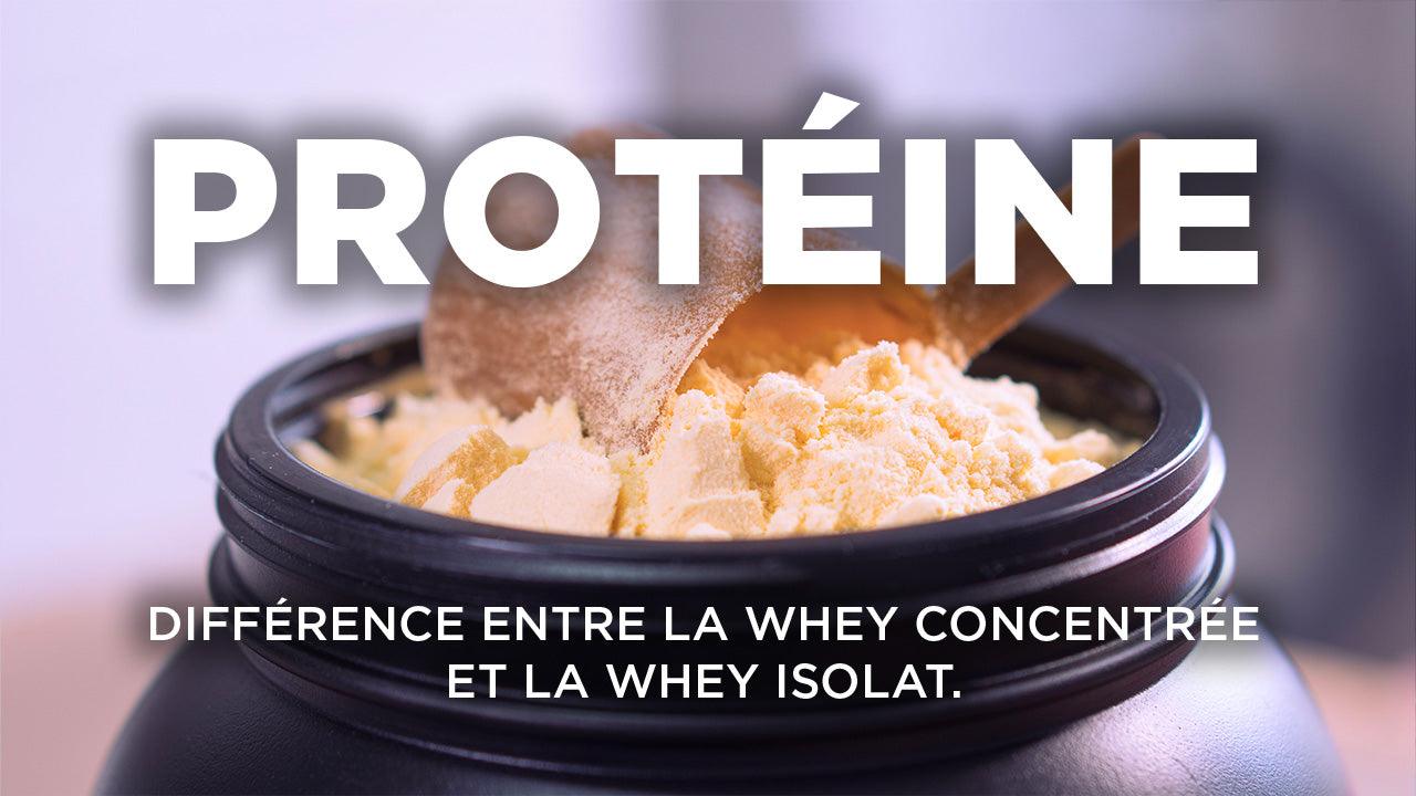 Protéines : la différence entre la Whey Concentrée et la Whey Isolat - AqeeLab Nutrition Image