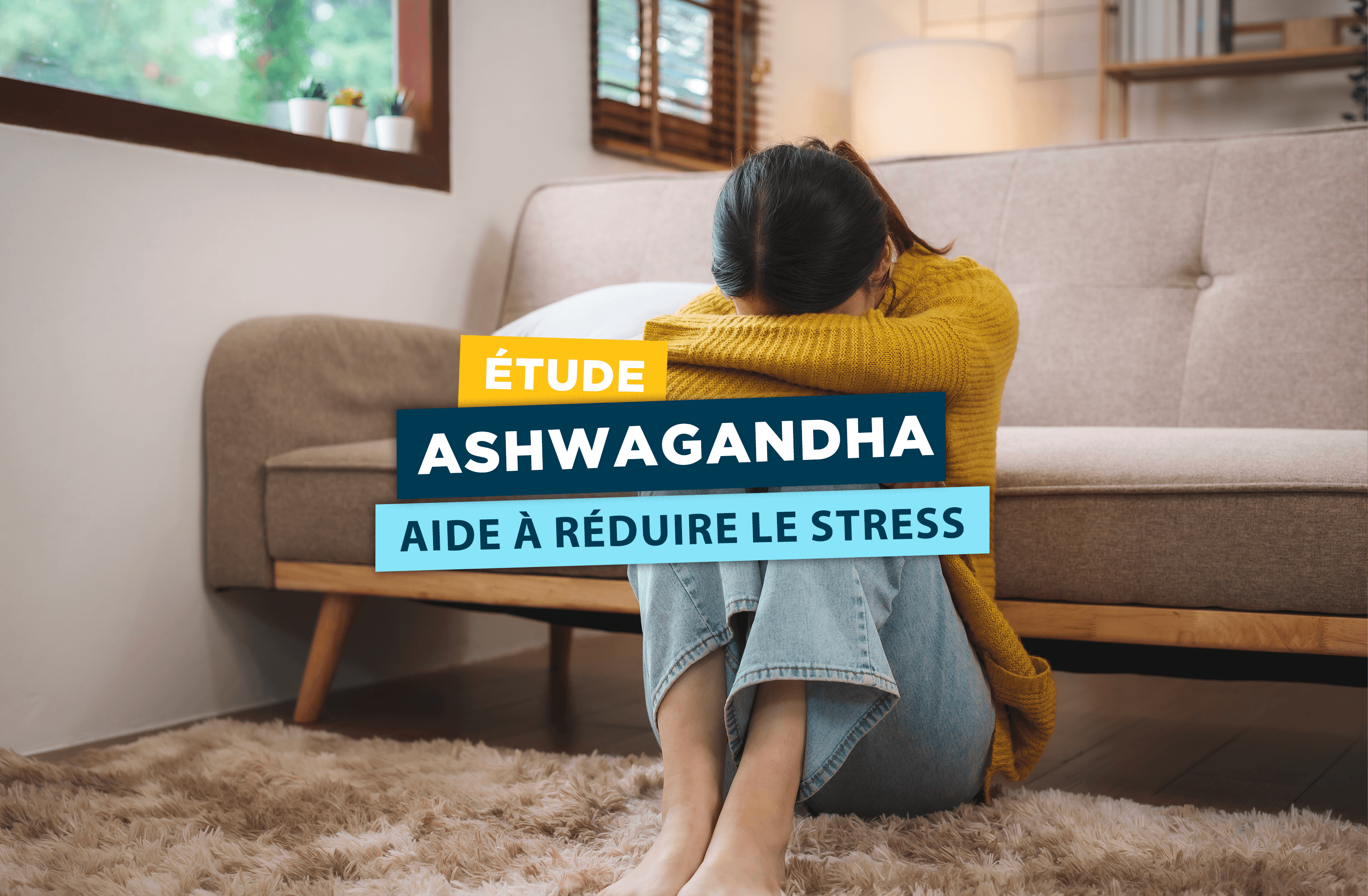 Etude : l'Ashwagandha aide à réduire le stress - AqeeLab Nutrition Image