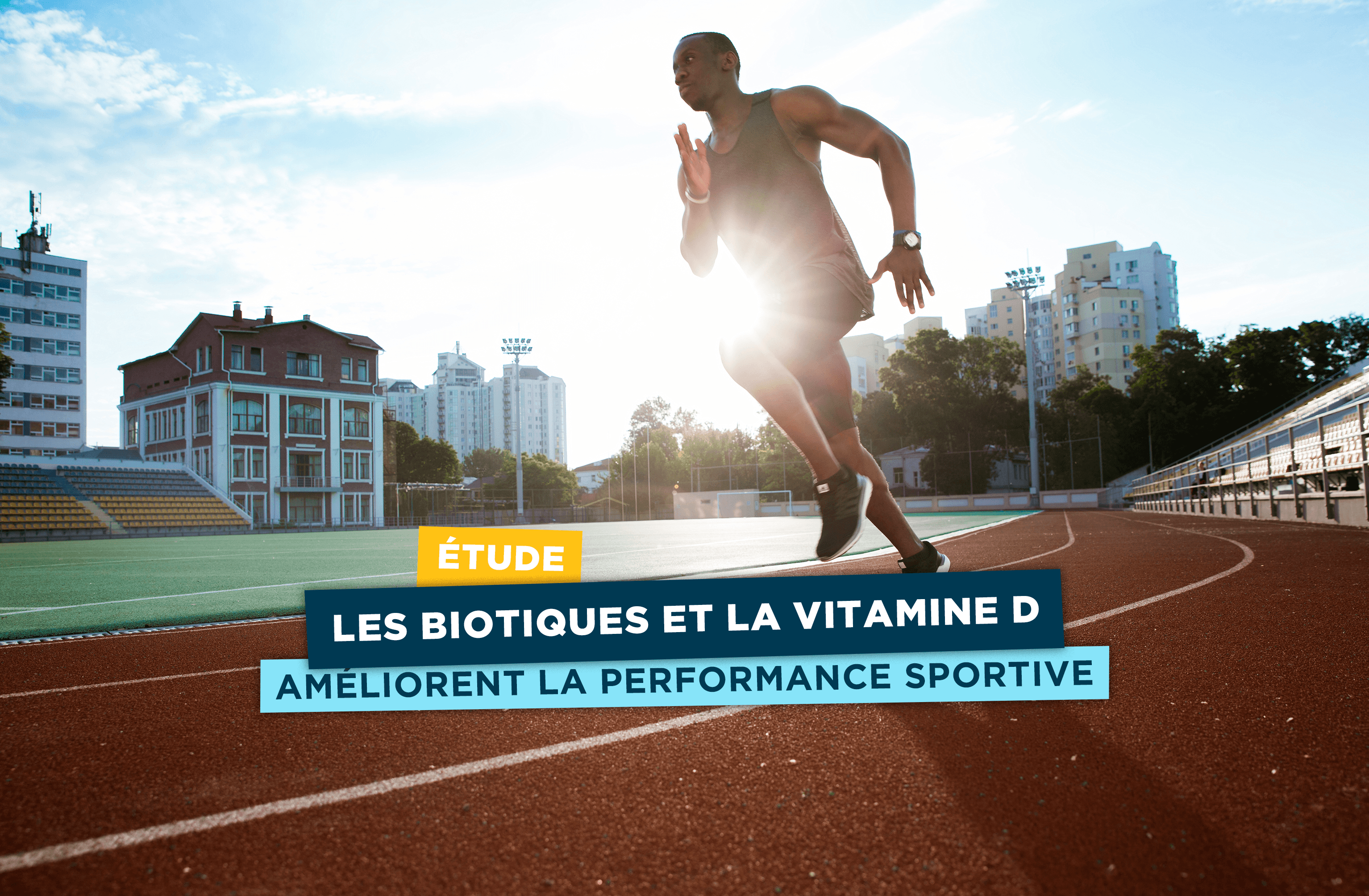 Les probiotiques et la vitamine D amélioreraient les performances sportives - AqeeLab Nutrition Image