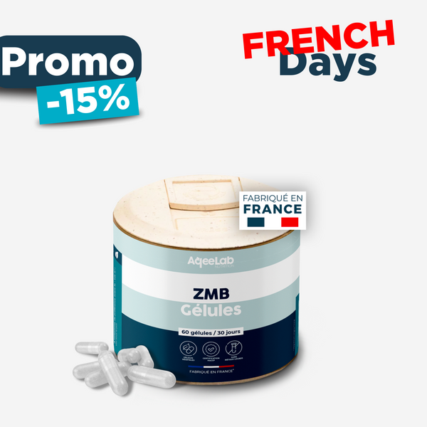ZMB Gélules : Zinc + Magnésium + Taurine + Vitamine B6
