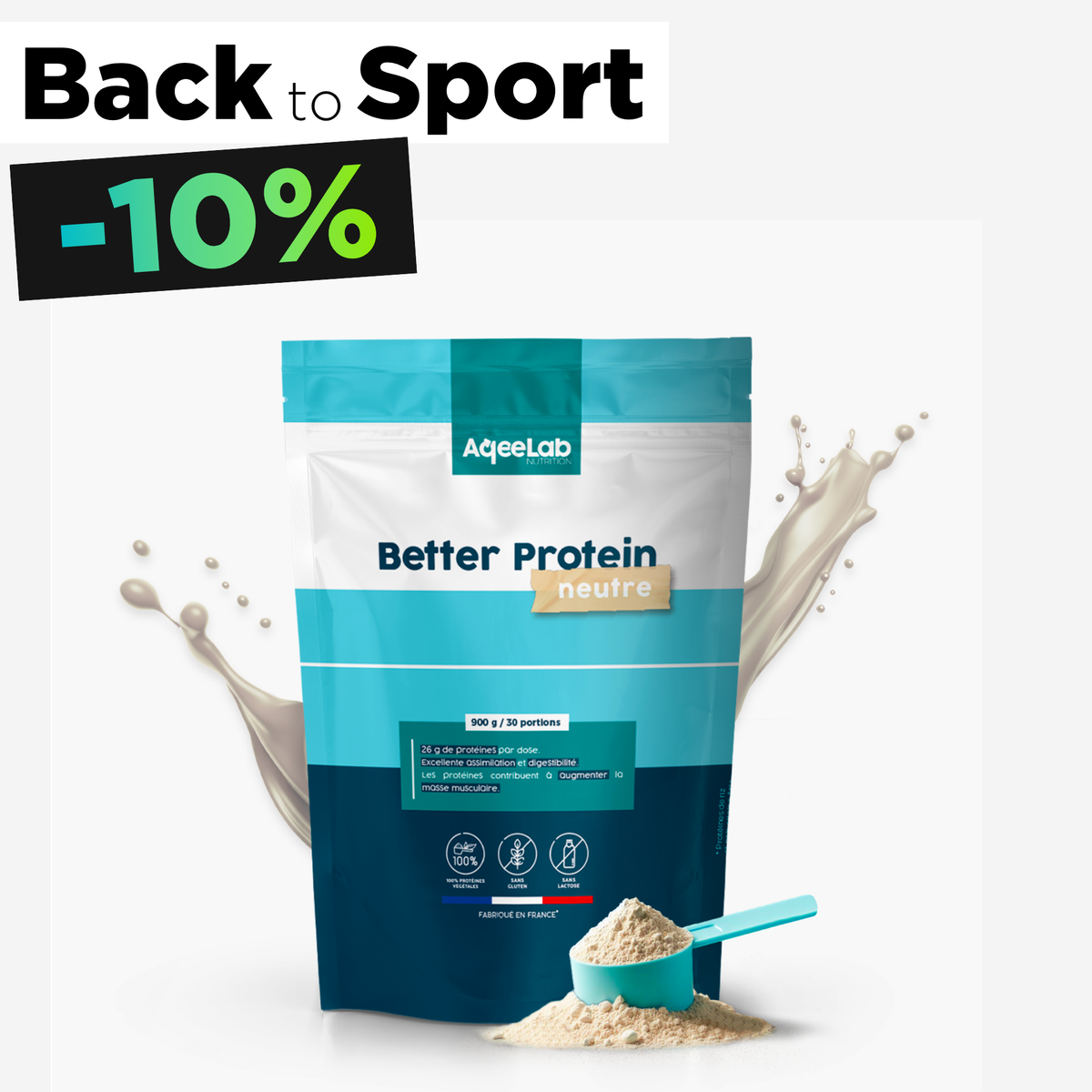 Better Protein - Protéine végétale en poudre - Whey vegan