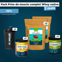 Pack Prise de muscle Complet Whey Native