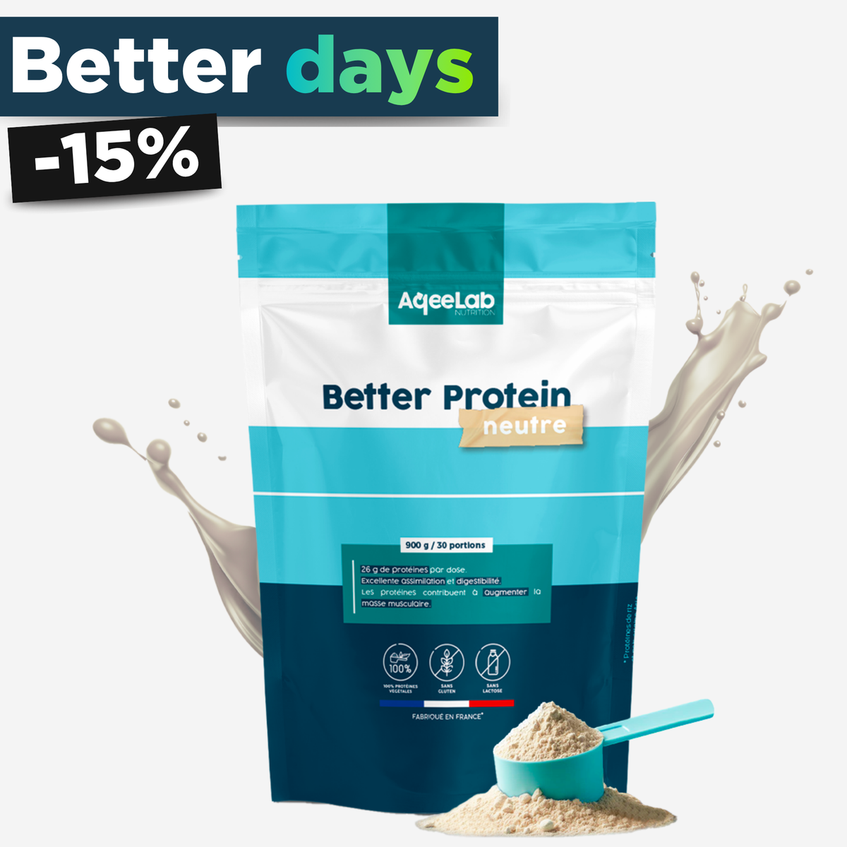 Better Protein - Protéine végétale en poudre - Whey vegan