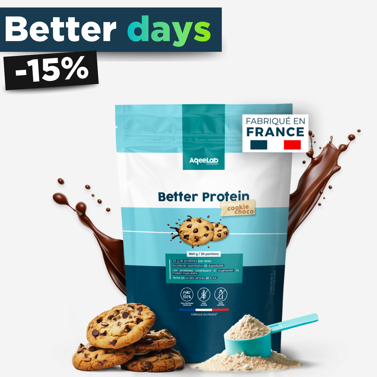 Better Protein - Protéine végétale en poudre - Whey vegan