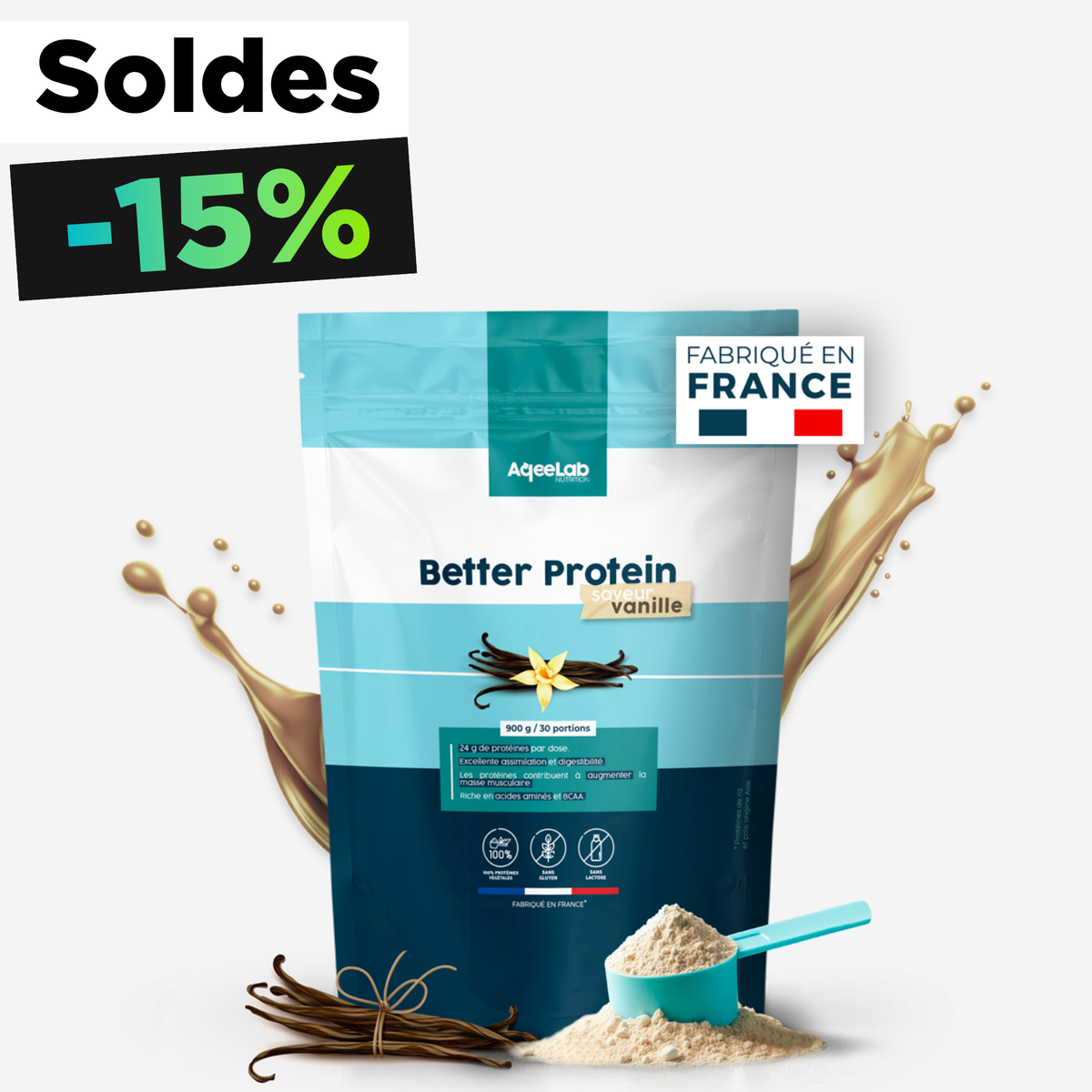 Better Protein - Protéine végétale en poudre - Whey vegan