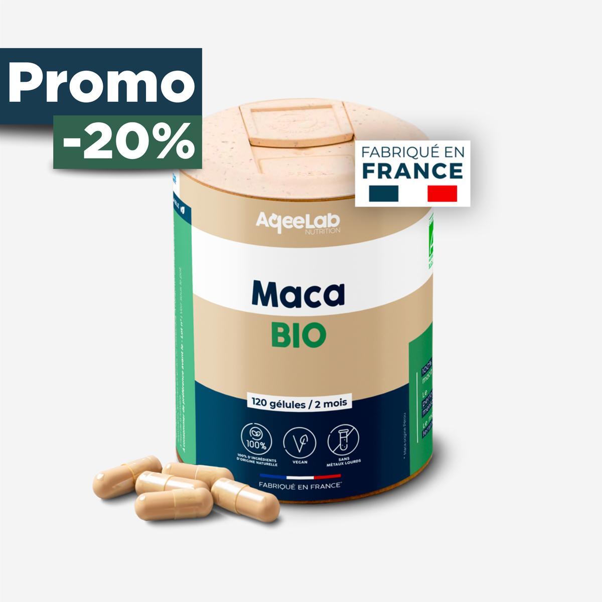 Maca Bio du Pérou – Gélules