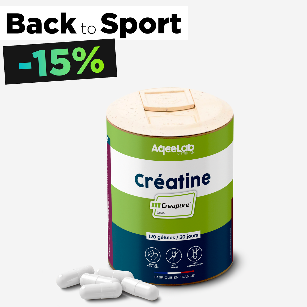 Créatine Créapure ® - Gélules