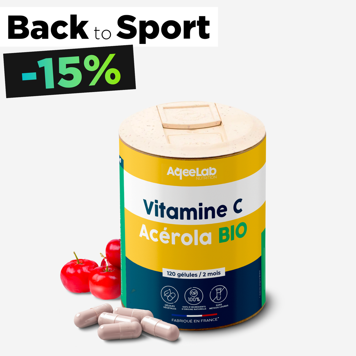Vitamine C Acérola Bio - Gélules