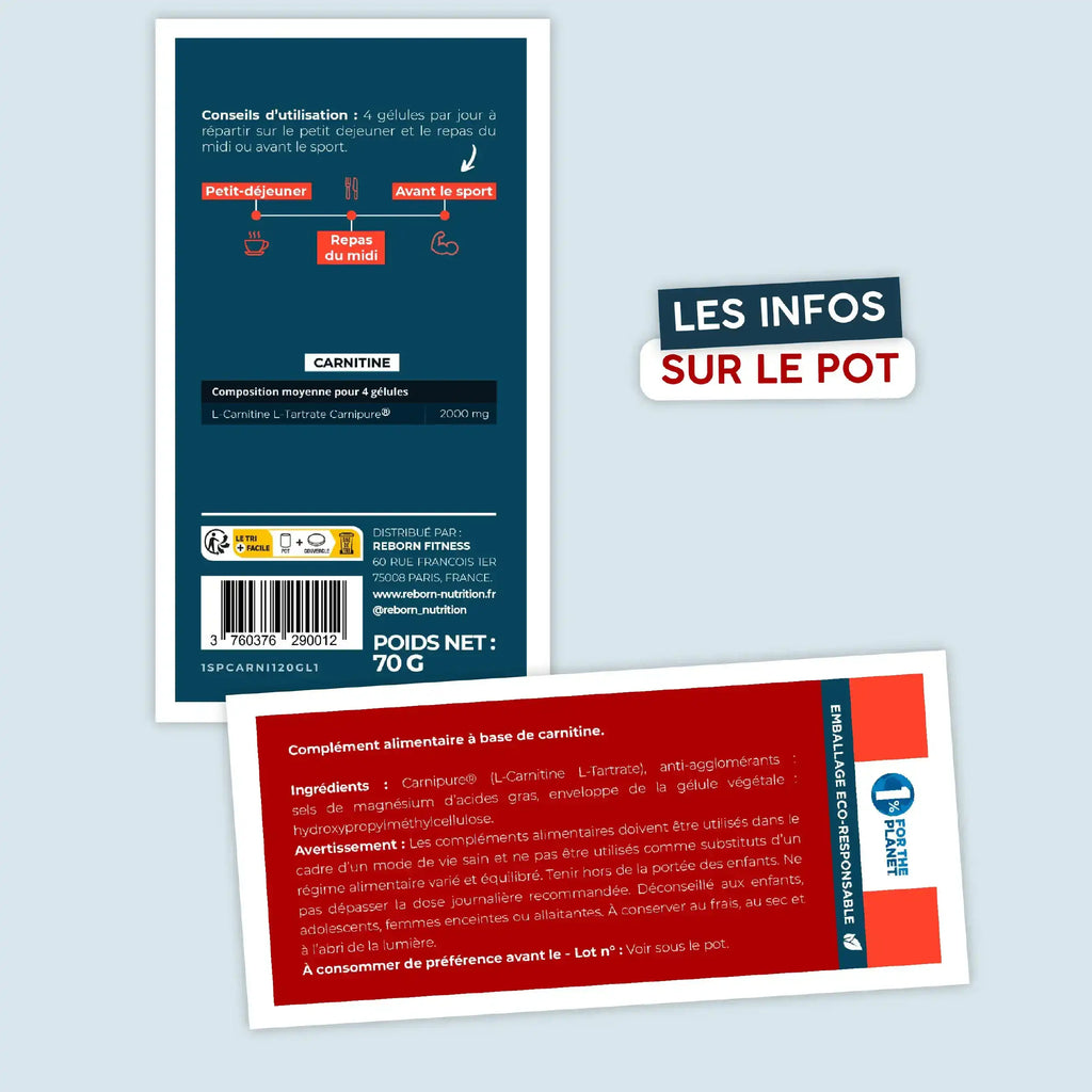 L-Carnitine CARNIPURE® - Gélules - AqeeLab Nutrition