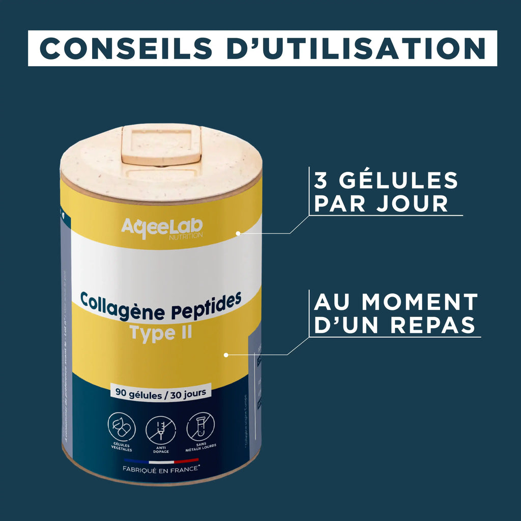 Peptides de collagène type 2 – Colartix® en gélules