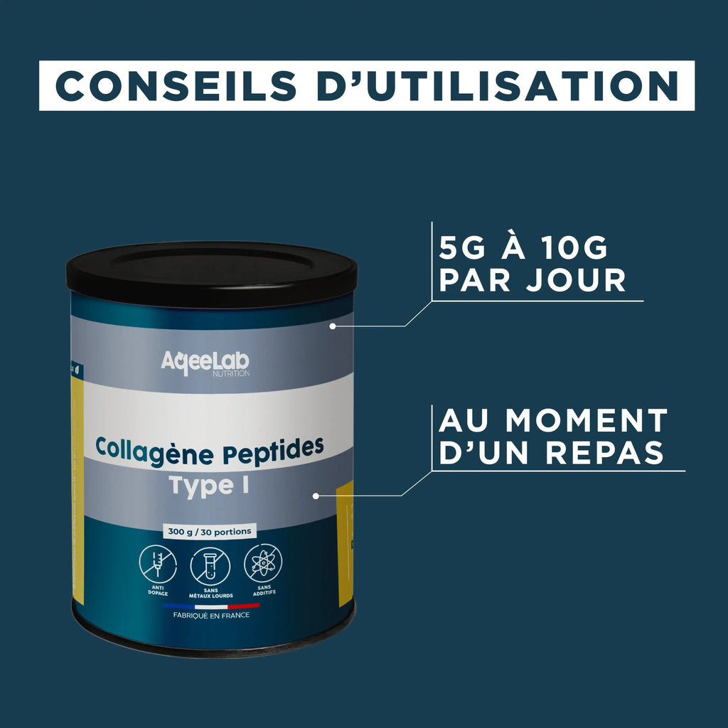 Peptides de Collagène Peptan type 1 - Poudre