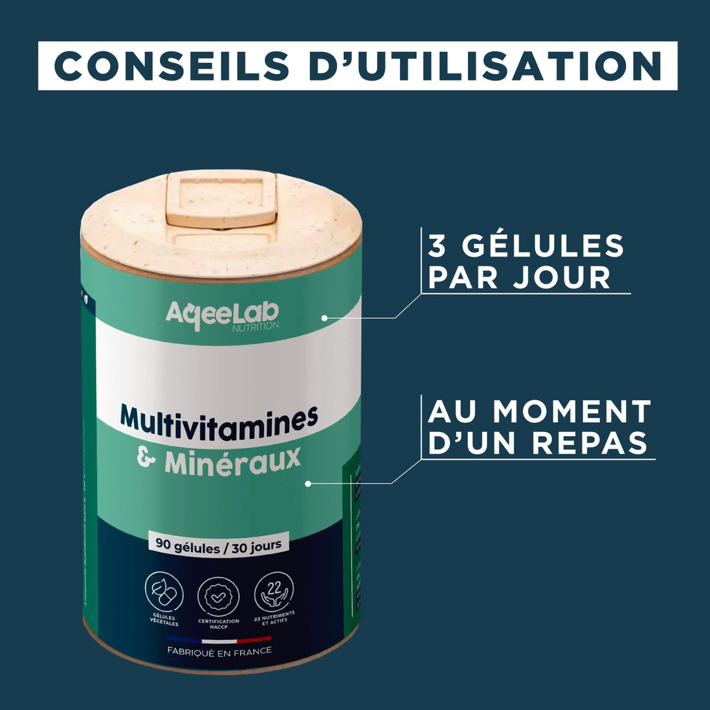 Multivitamines et minéraux – Gélules