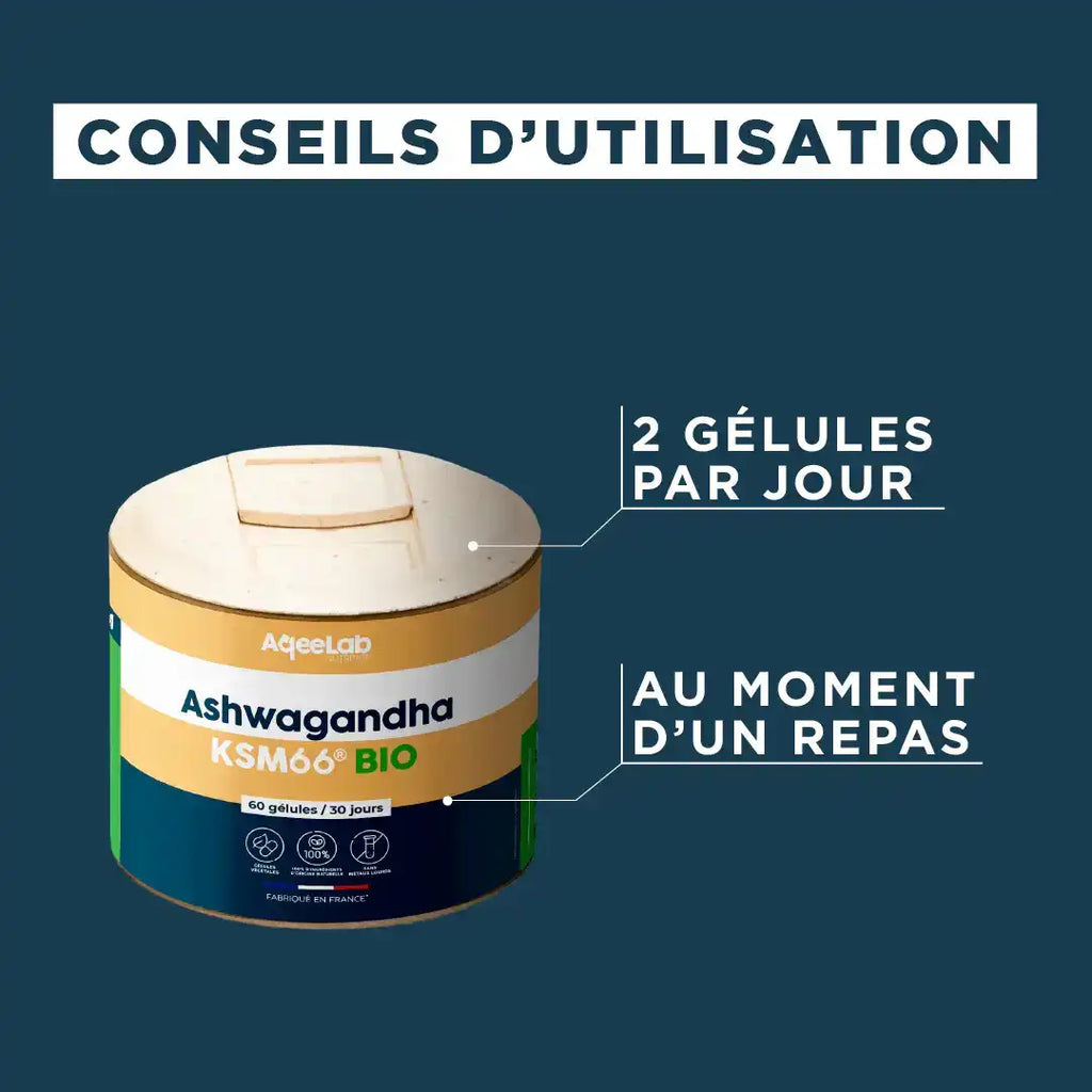 Ashwagandha KSM-66® Bio - Gélules