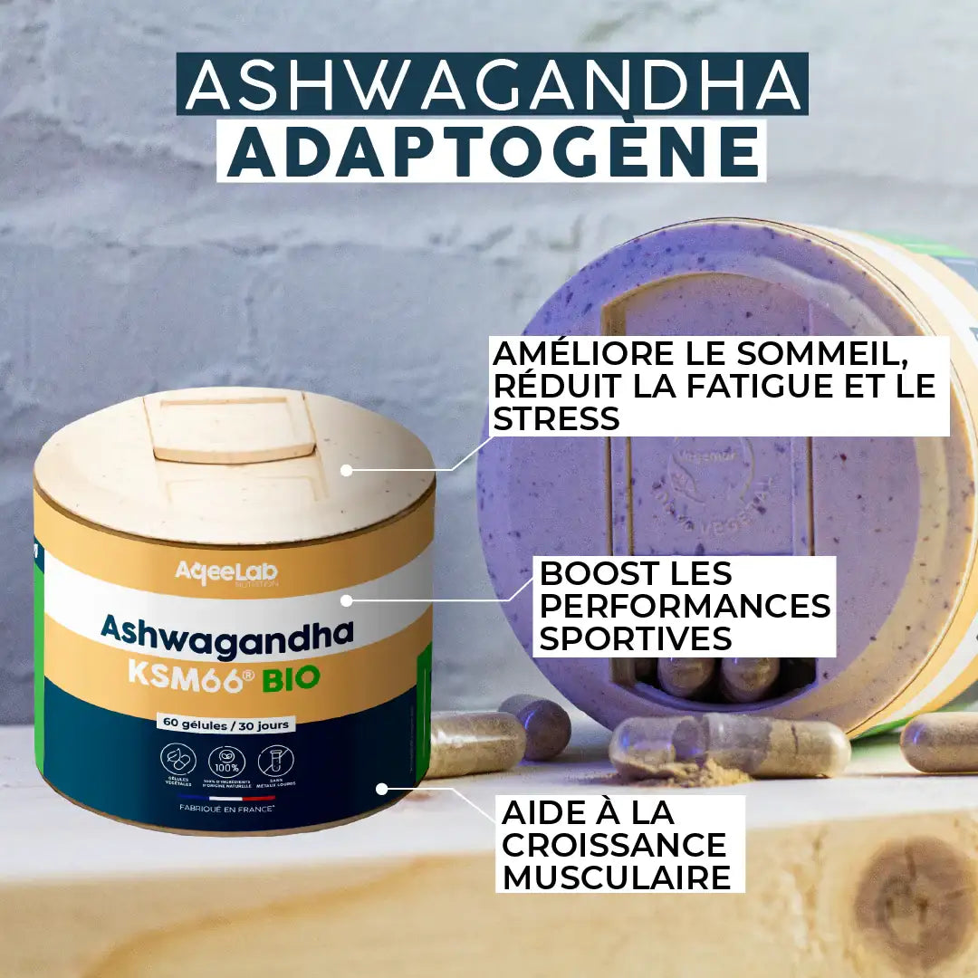 Ashwagandha KSM-66® Bio - Gélules
