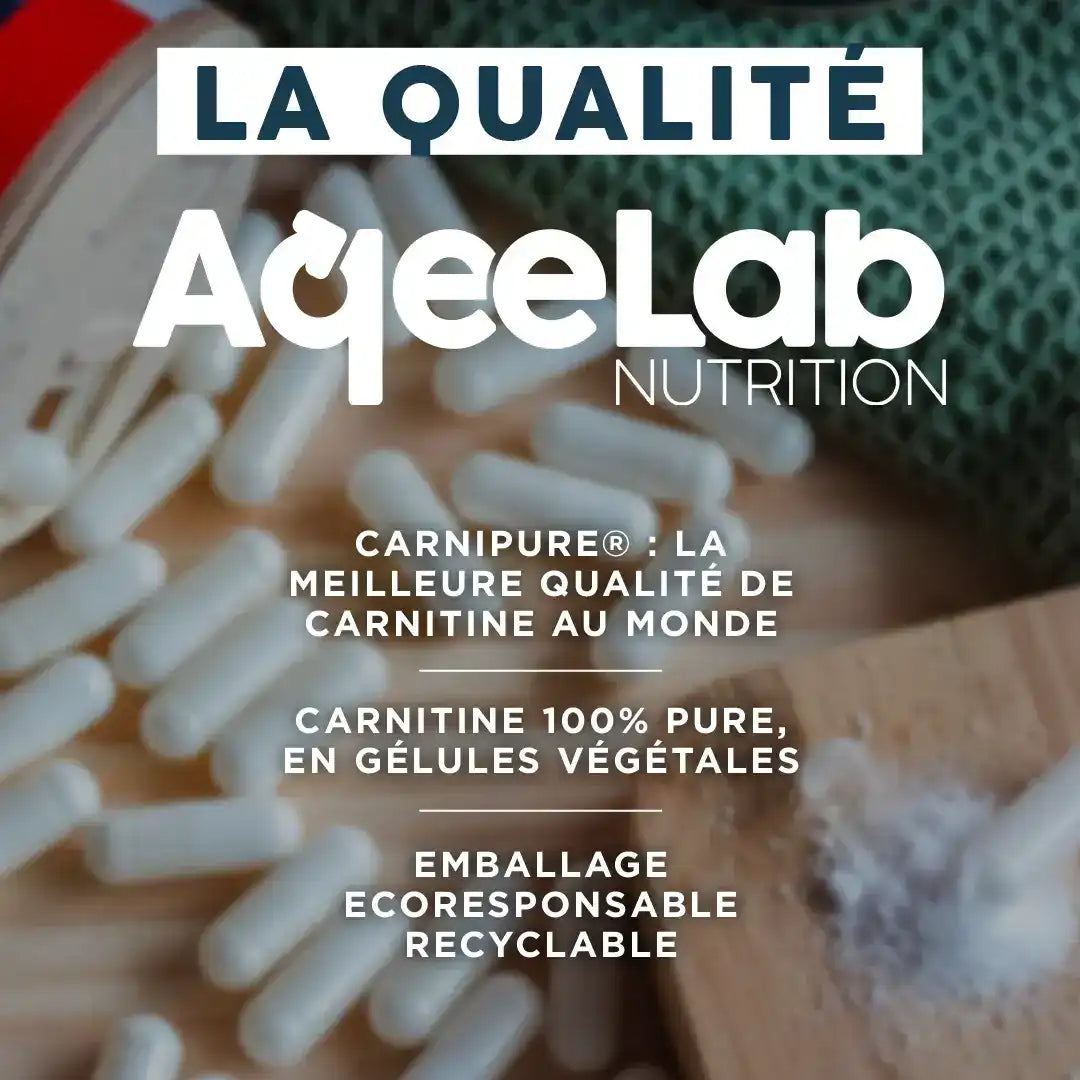 L-Carnitine CARNIPURE - Fat burner & Energie - Qualit AqeeLab  AqeeLab  Nutrition