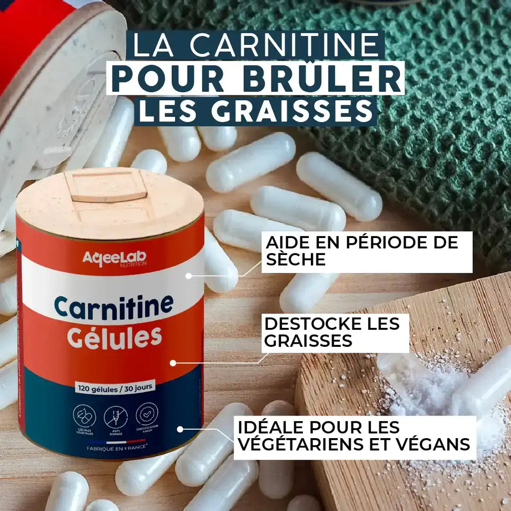 L-Carnitine CARNIPURE® - Gélules Brûle Graisse - Fat Burner