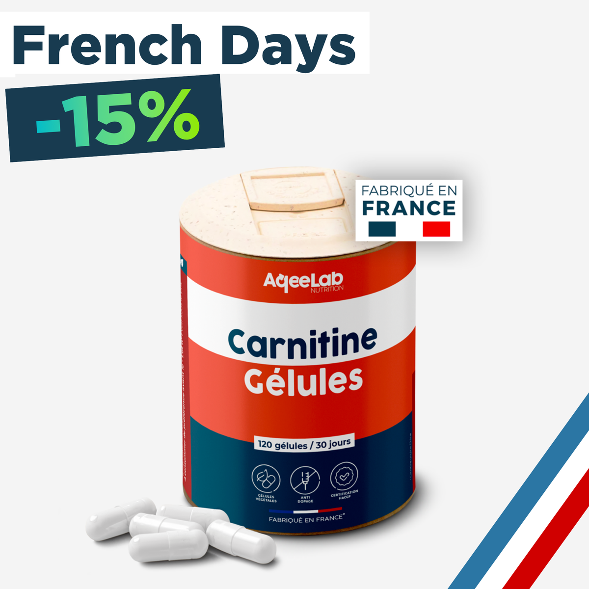 L-Carnitine CARNIPURE® : La L-carnitine de référence - Perte de gras et énergie
