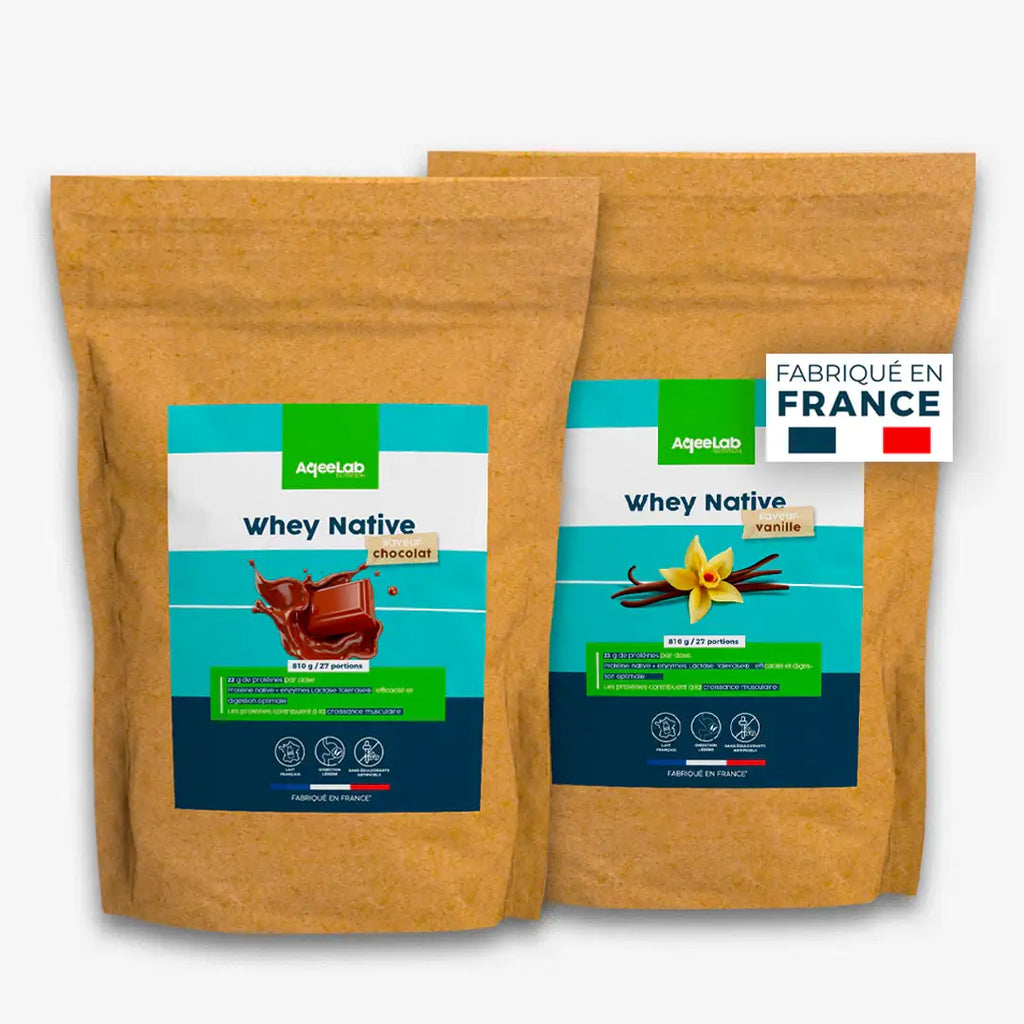 Whey Native 94% - Fabriquée en France & lait Français