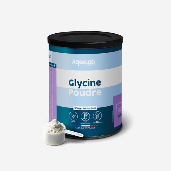 L-Glycine pure - Articulations & Sommeil - Qualité AqeeLab Nutrition