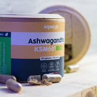 Ashwagandha KSM-66® Bio - Gélules - AqeeLab Nutrition