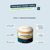 Ashwagandha KSM-66® Bio - Gélules - AqeeLab Nutrition
