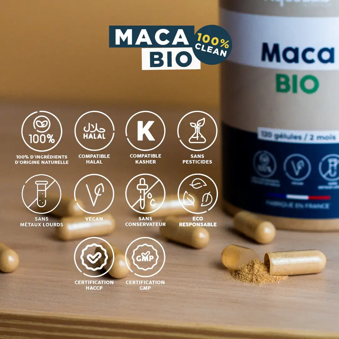Maca Bio du Pérou – Gélules