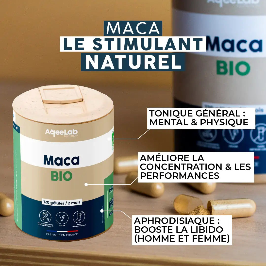 Maca Bio du Pérou – Gélules