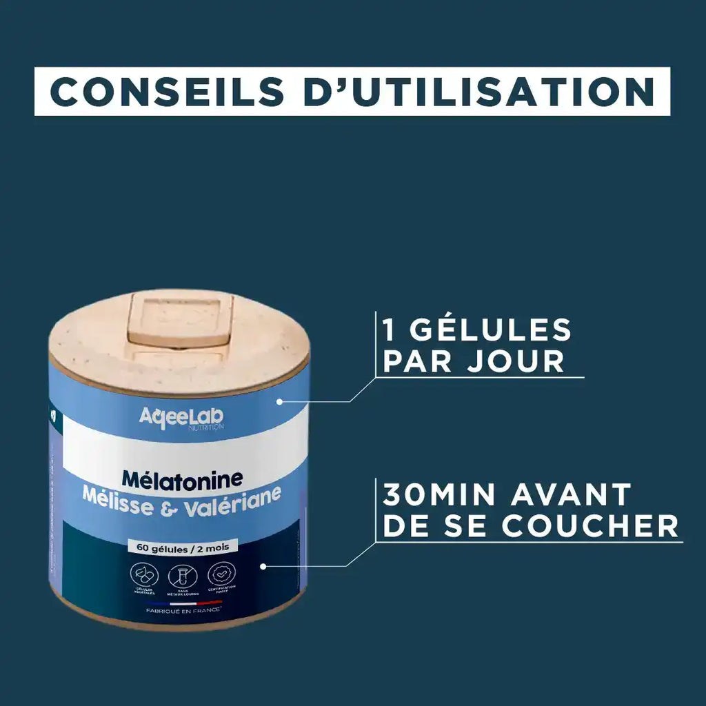Formule Sommeil Mélatonine - Gélules