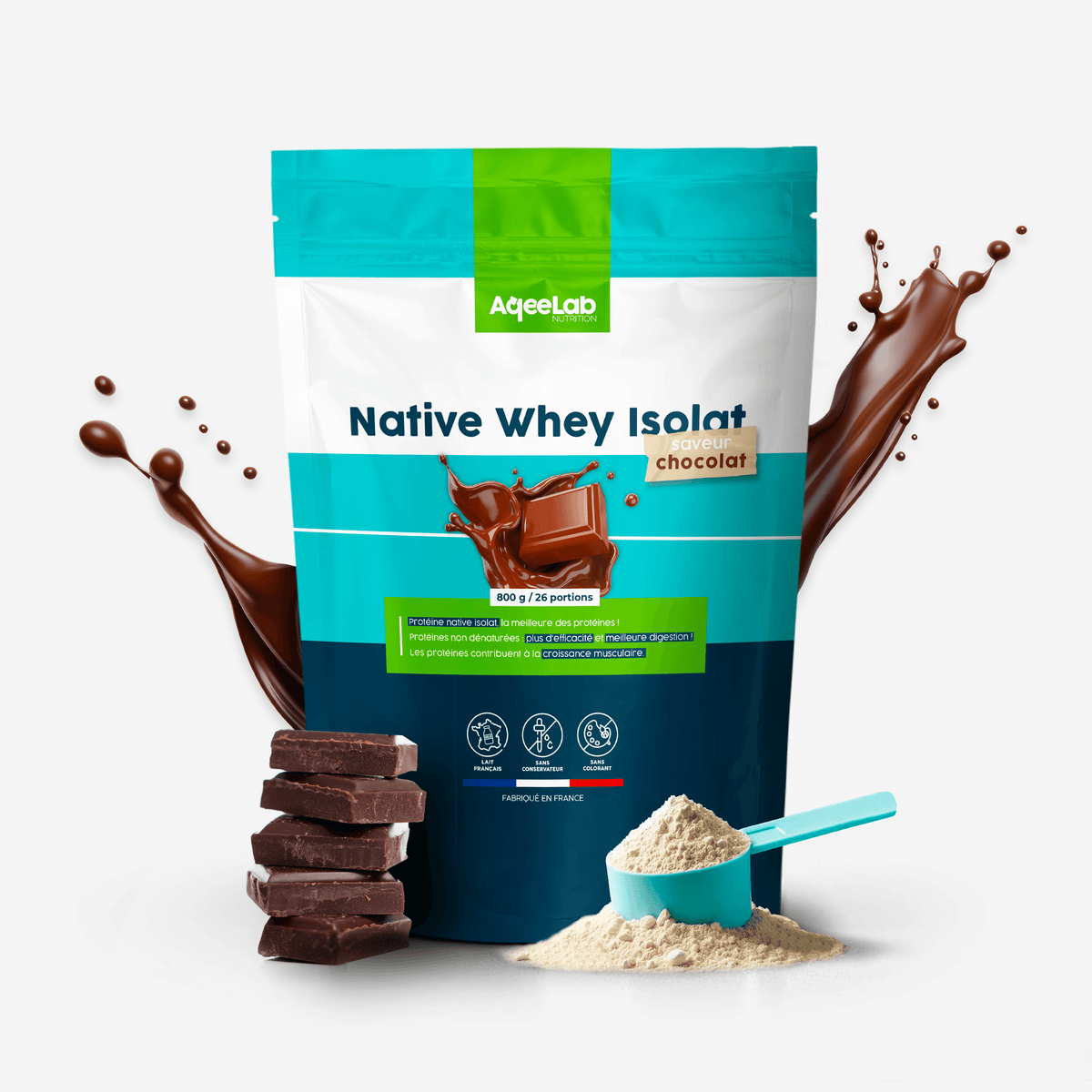 Whey Isolat Native - Chocolat