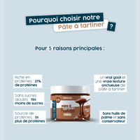 Pâte à tartiner protéinée Choco Noisette - AqeeLab Nutrition