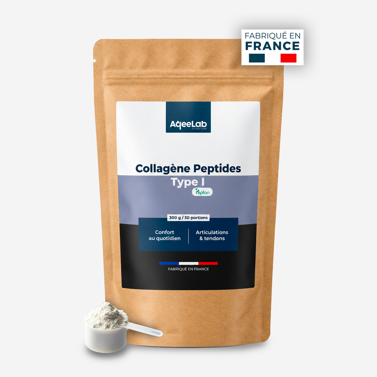 Peptides de Collagène Peptan type 1 - Poudre