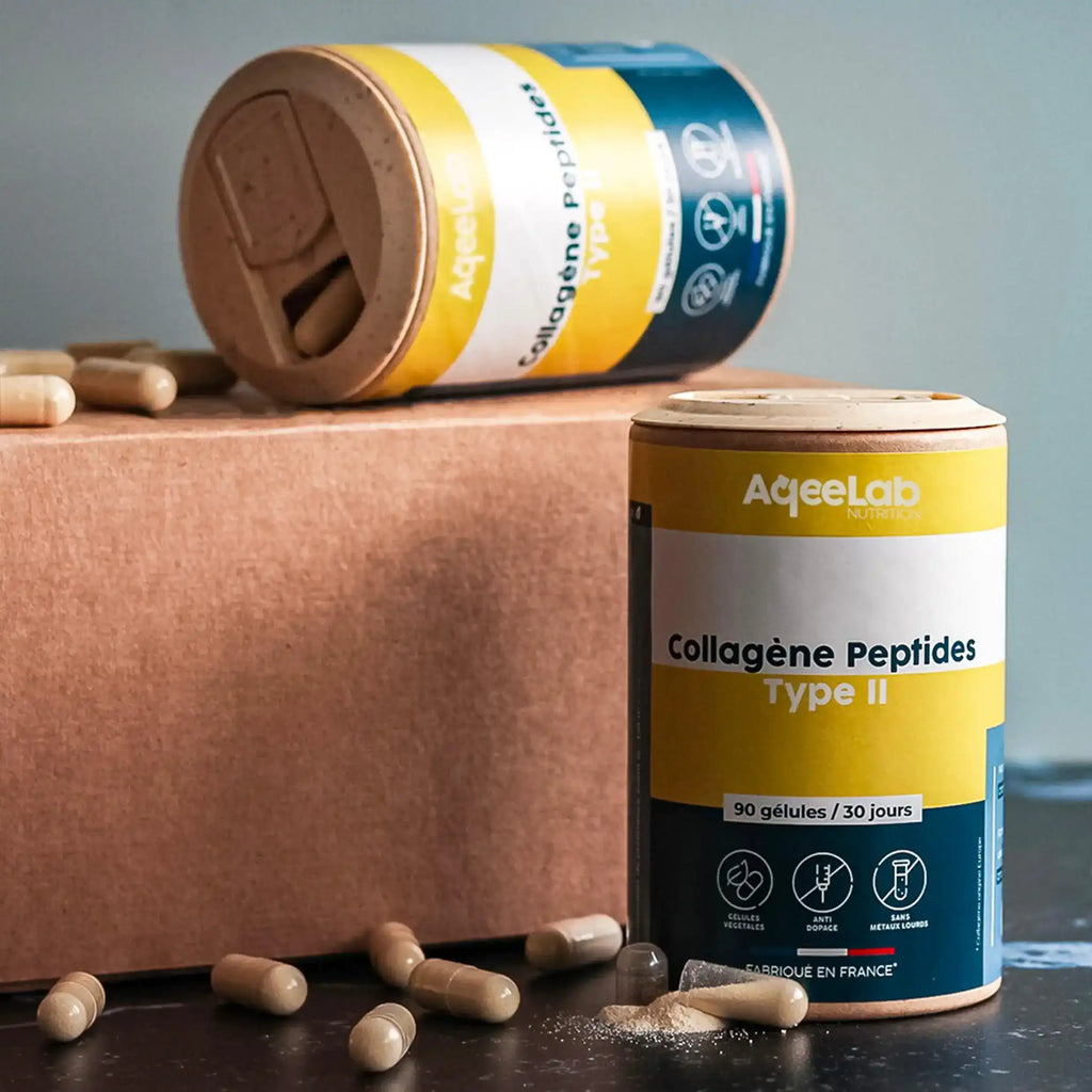 Colartix Peptan Type II (Peptides de collagène et chondroïtine sulfate, ex Peptan IIm) - Gélules - AqeeLab Nutrition