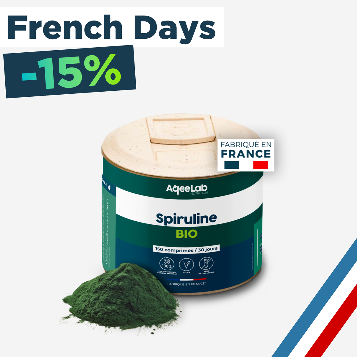 Spiruline Bio comprimés