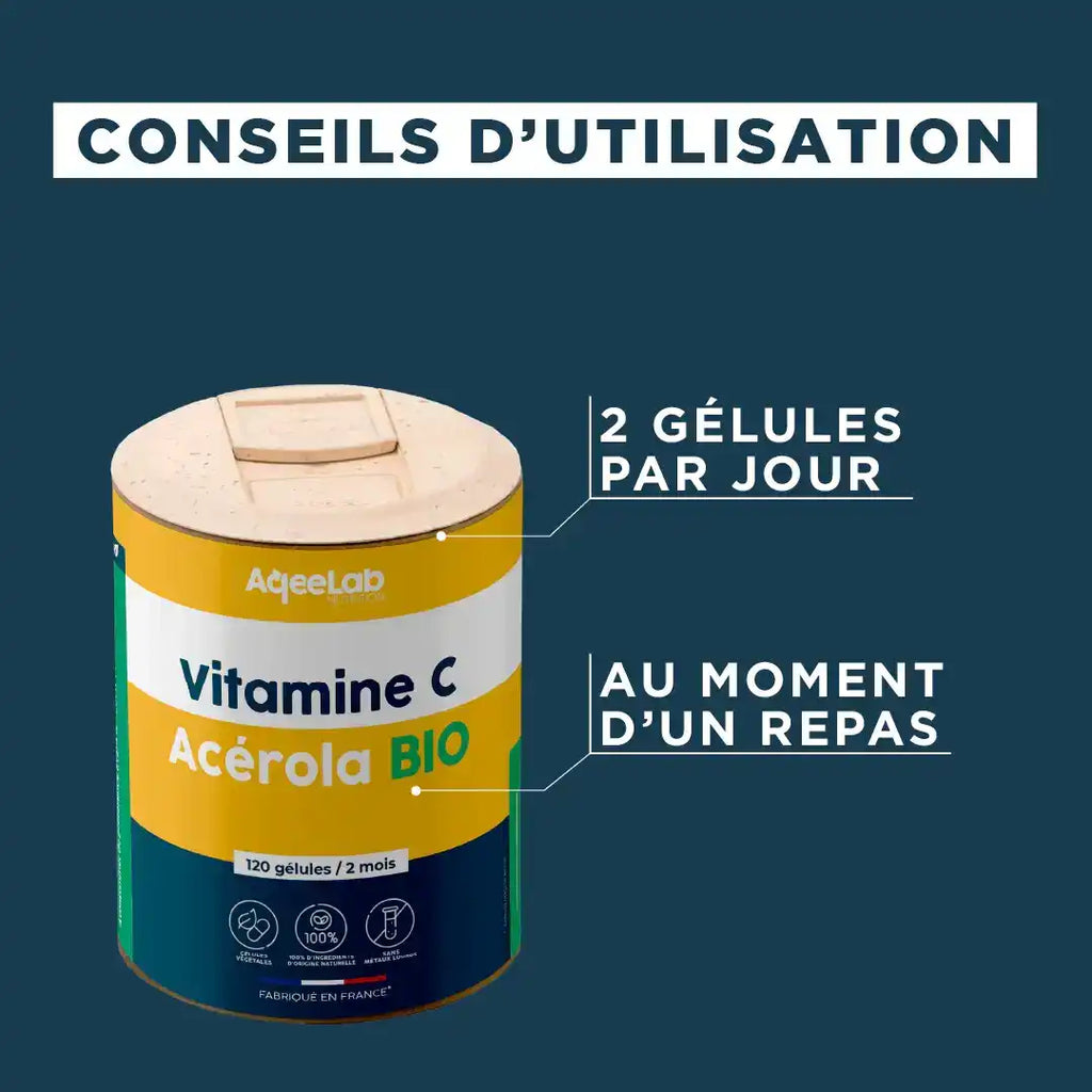 Vitamine C Acérola Bio - Gélules