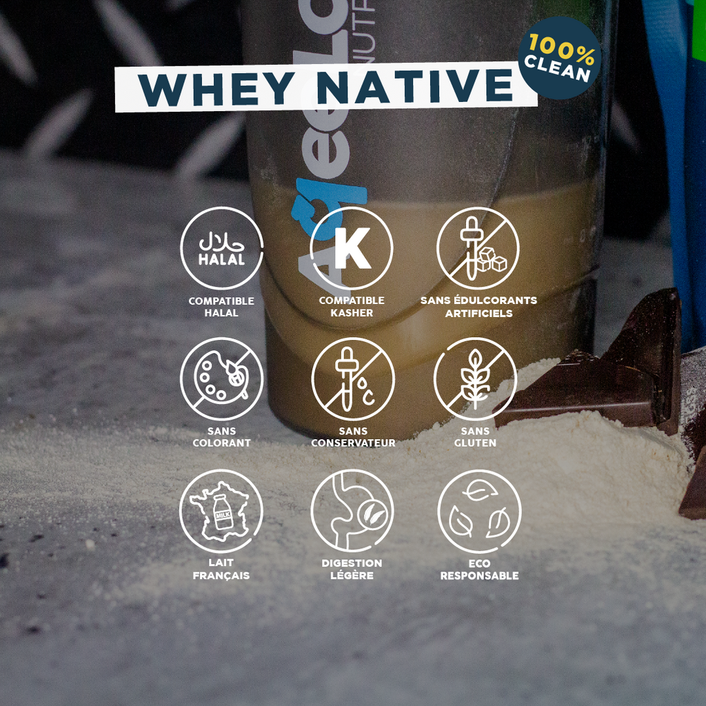 Whey Native Française 94% - Whey Native au Lait Français