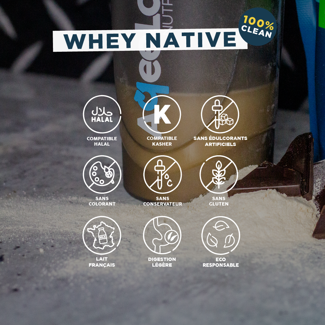 Whey Native Française 94% - Whey Native au Lait Français