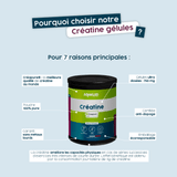 Créatine (Creapure®) - Poudre et gélules - AqeeLab Nutrition