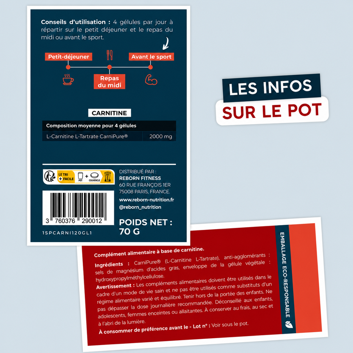 L-Carnitine CARNIPURE® : La L-carnitine de référence - Perte de gras et énergie