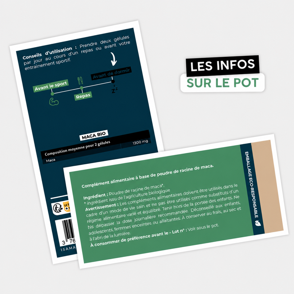 Maca Bio du Pérou – Gélules