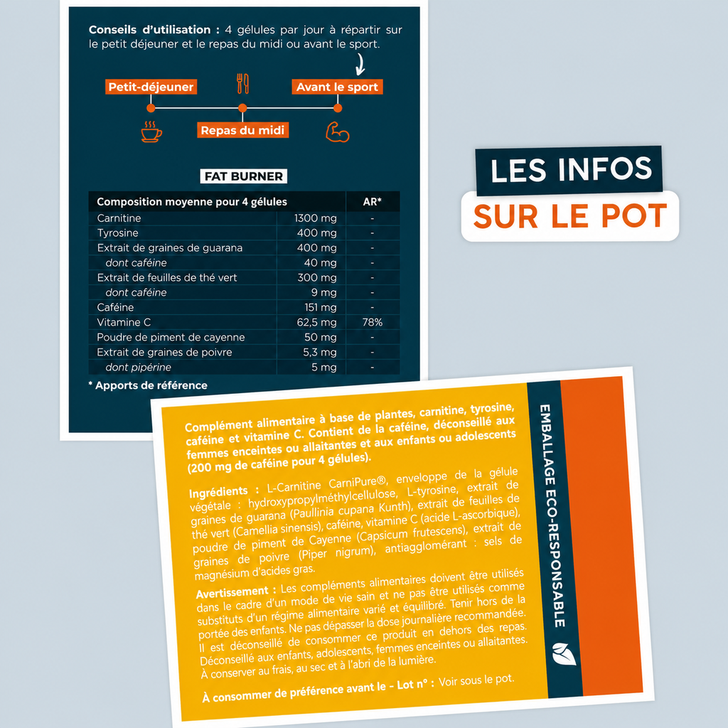 Fat Burner – Bruler les graisses & booster l'énergie en sèche