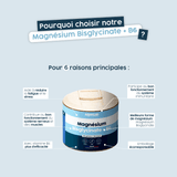Magnésium Bisglycinate + B6 - Gélules - AqeeLab Nutrition
